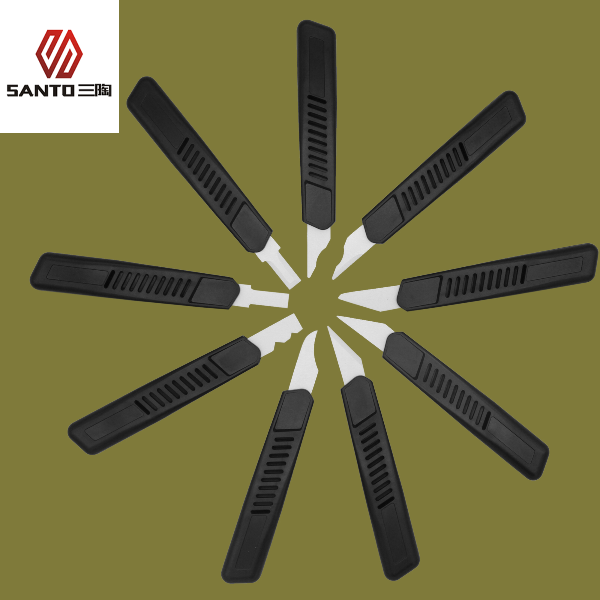 Ceramic deburring scraper Divine Machine Aluminum metal Note Plastic Material Products Sharpened Flying Side Batch of hand handmade edging knives