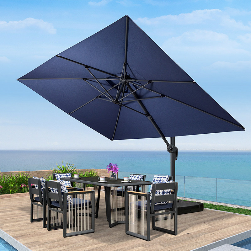 Purple Leaf Outdoor Umbrella Garden Umbrella Garden Villa Outdoor Roman Umbrella Parasol sunbrella Outdoor Parasol
