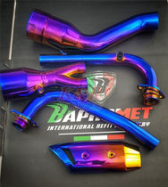 Baust Boutique TMAX530 Original SCORPION EXHAUST PIPE Titanium Oxide oxidation treatment on the front section