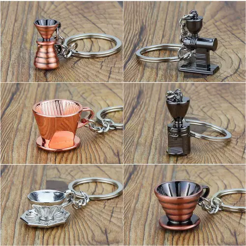 Кофейный брелок, кофейник, аксессуар, подарок на день рождения