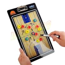 Double-sided basketball tactical board color PVC coach Board magnetic teaching board drill board tactical command sand table with pen