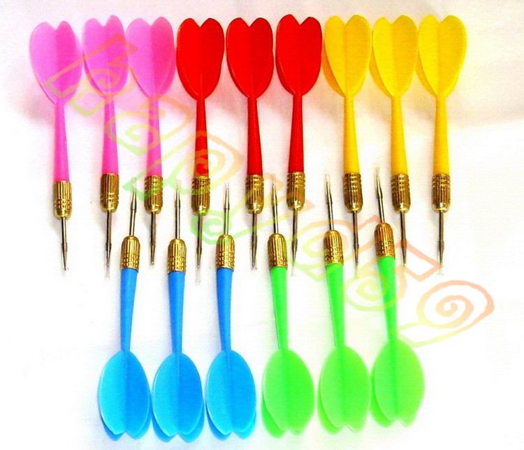 6 pcs price 6g hard dart needle, flying target target, flying target dart target, one-piece needle type dart needle, multi-color 11cm