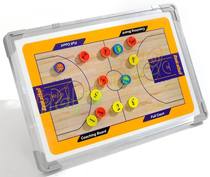 High-grade double-sided aluminum alloy basketball tactical board coach Board magnetic teaching board drill board tactical sand table with pen wipe