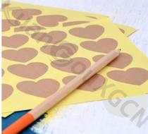 5 Price Baking Seal Sticker Pudding Bottle Stationery Blank Heart Seal Sticker Gift Decorative Sticker