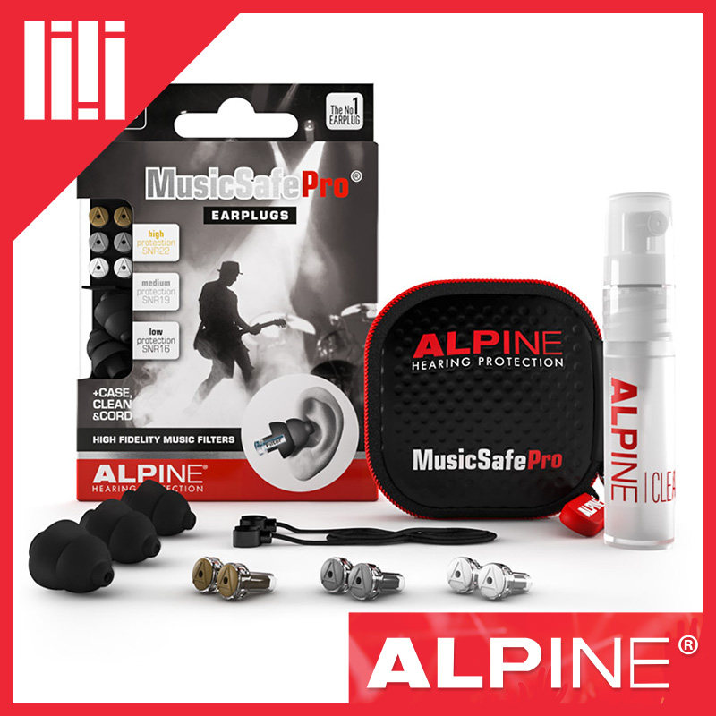 Netherlands Alpine Music Safe Pro Music Festival Concert Musician Noise Canceling Earplugs 3 Filter Flagship Model