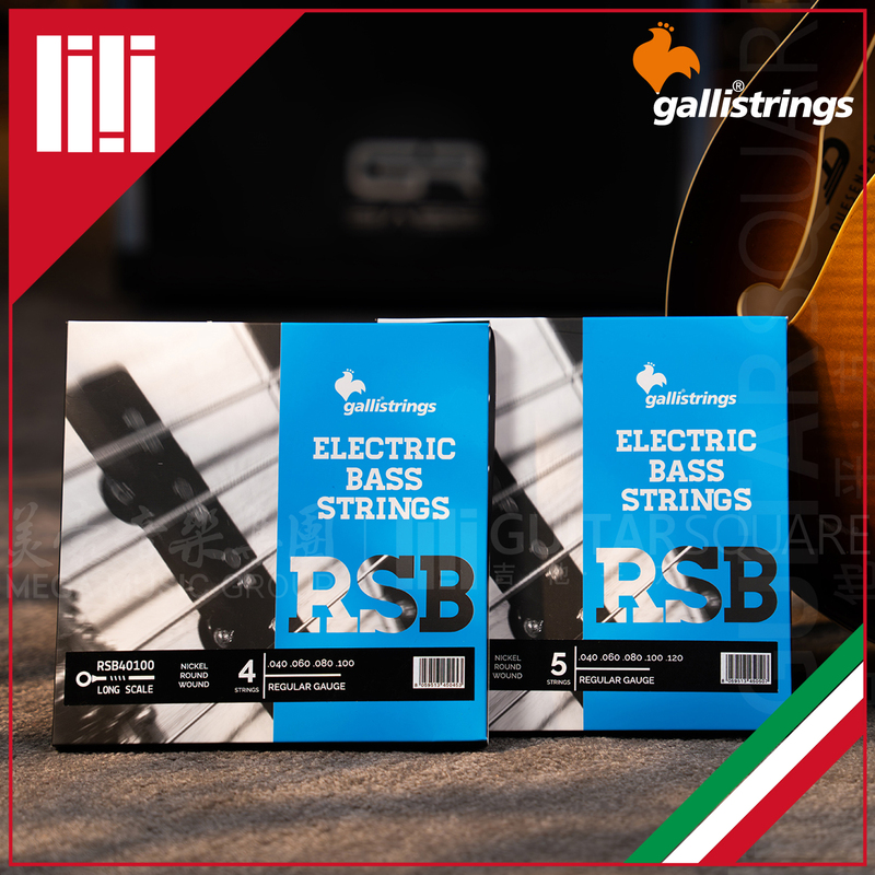Italian Galli Strings 8% Nickel-Plated Steel Round Wound Bass Strings Rsb 4-String 5-String 6-String