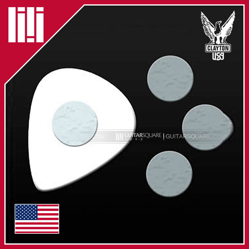 Guitar square Clayton American-made picktac ballad electric wooden guitar pick partner non-slip sticker spot