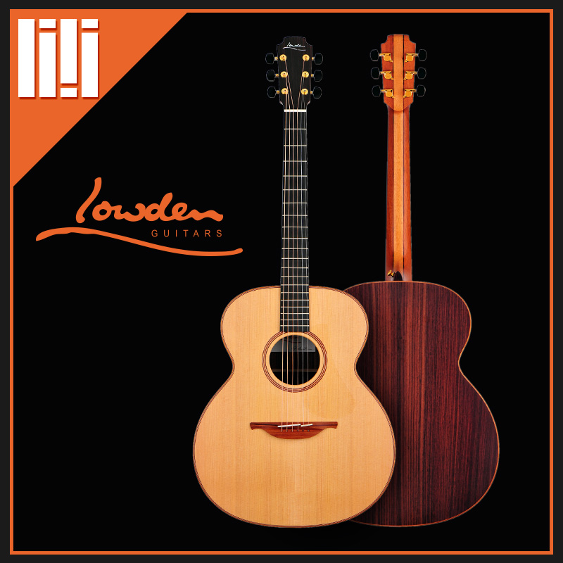 Guitar squared British Lowden old Deng WL O F25C cedar Indian red sandalwood handmade folk acoustic guitar