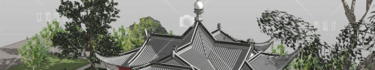 SU17- 草图大师中式模型SU中国古典古建筑sketchup原创设计素...-19