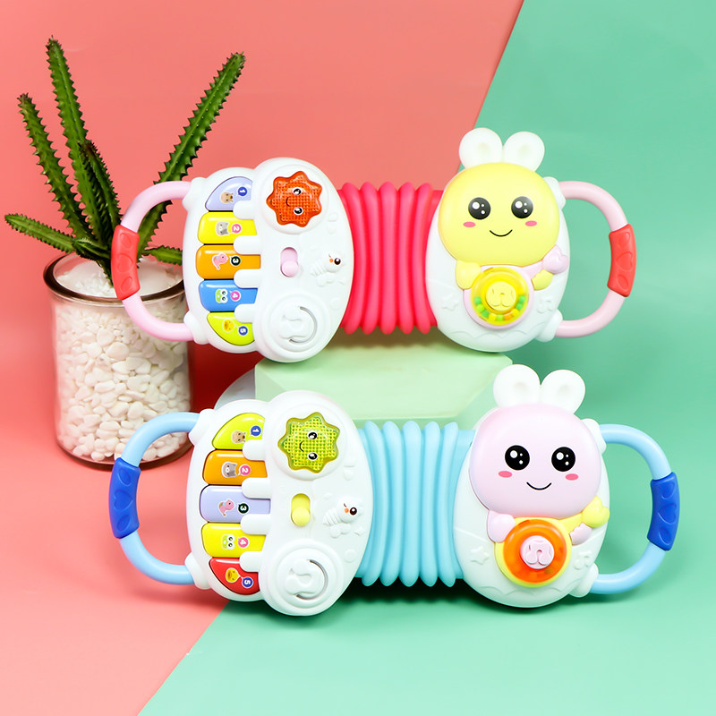 Children's electric early education Puzzle Music Accordion Audible and visual instruments Toddler Toy violin Electronic guitar
