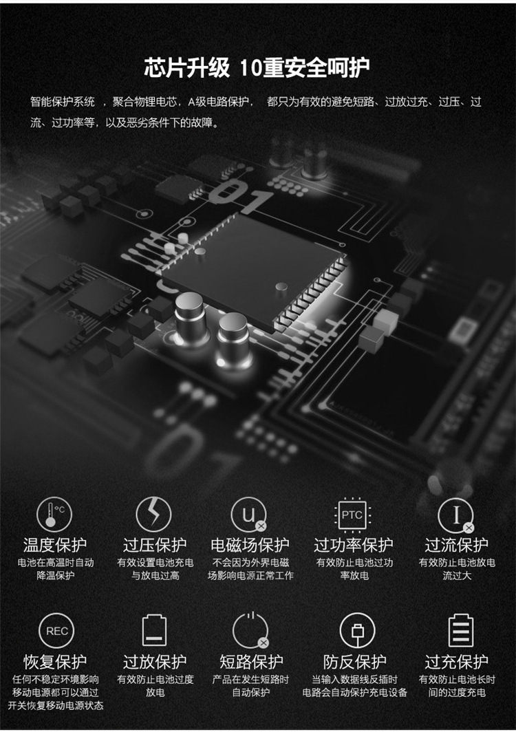 Huawei Huawei Glory V10 clip mới vỏ lại bảo vệ của pin polymer nhựa sạc điện thoại di động Po - Ngân hàng điện thoại di động pin dự phòng sạc không dây