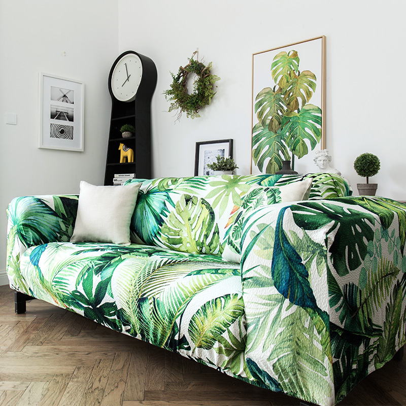 Elastic sofa cover all-inclusive universal cover non-slip Nordic simple modern lazy four seasons universal thickened dust cover