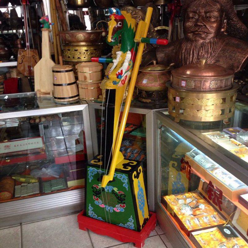 Horse head piano Mongolian characteristics large-scale handicraft decoration Horse head piano Mongolian decoration decoration Floor decoration ornament Mongolia