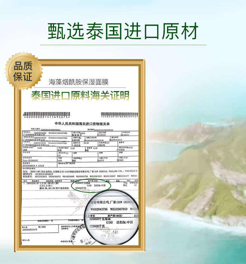 Bisutang rong biển niacin mặt nạ dưỡng ẩm làm sáng màu da thu nhỏ lỗ chân lông sinh viên đích thực nam nữ - Mặt nạ mặt nạ hàn quốc
