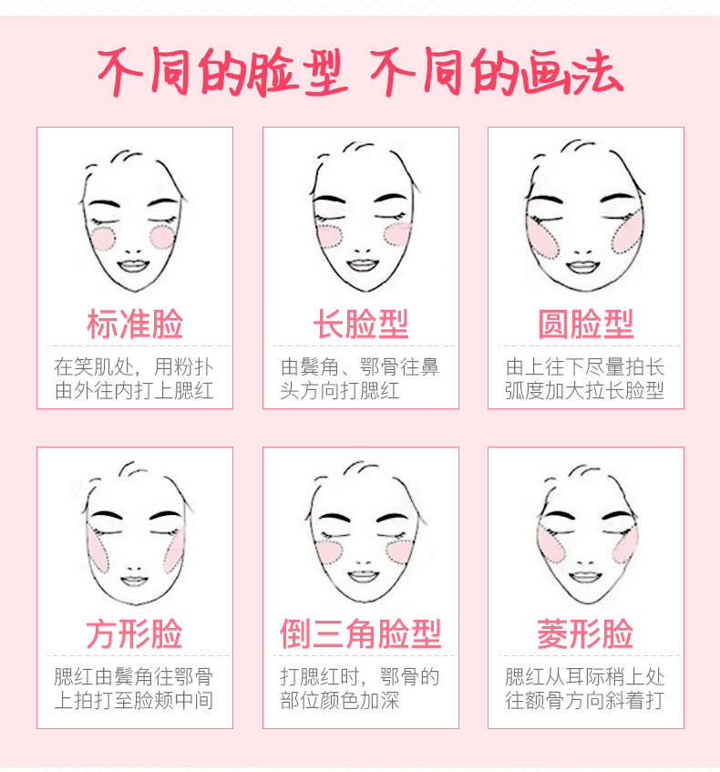 Bisutang blush rouge cream nude che khuyết điểm làm sáng màu da dưỡng ẩm không đánh dấu không thấm nước lâu dài bắt đầu ánh sáng cao - Blush / Cochineal má hồng the saem