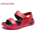 Aokang cửa hàng chính thức dép nam da mùa hè mới Giày La Mã nam giản dị dép đi biển - Sandal Sandal