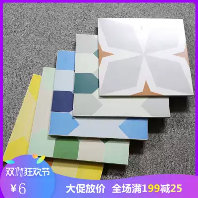 Bathroom kitchen powder room balcony wall tiles 300x300 tiles Nordic cold style features B & B lodging retro