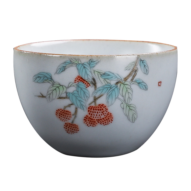 In building your up hand - made personal single cup large kunfu tea cup ceramic move master cup tea sample tea cup