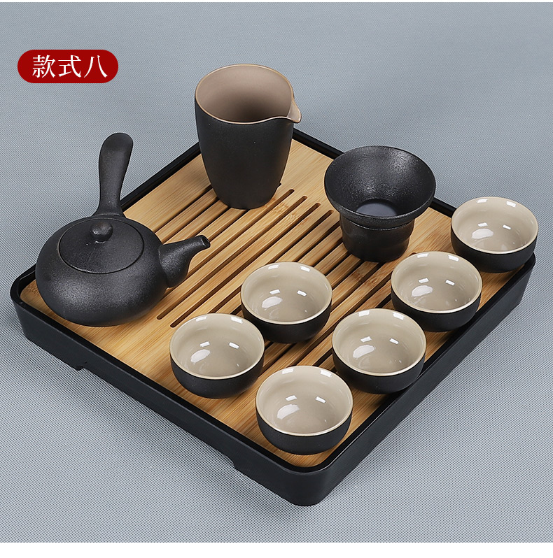 In building the European - style components of a complete set of tea service suit household contracted and I kungfu tea sets kunfu tea tea tray