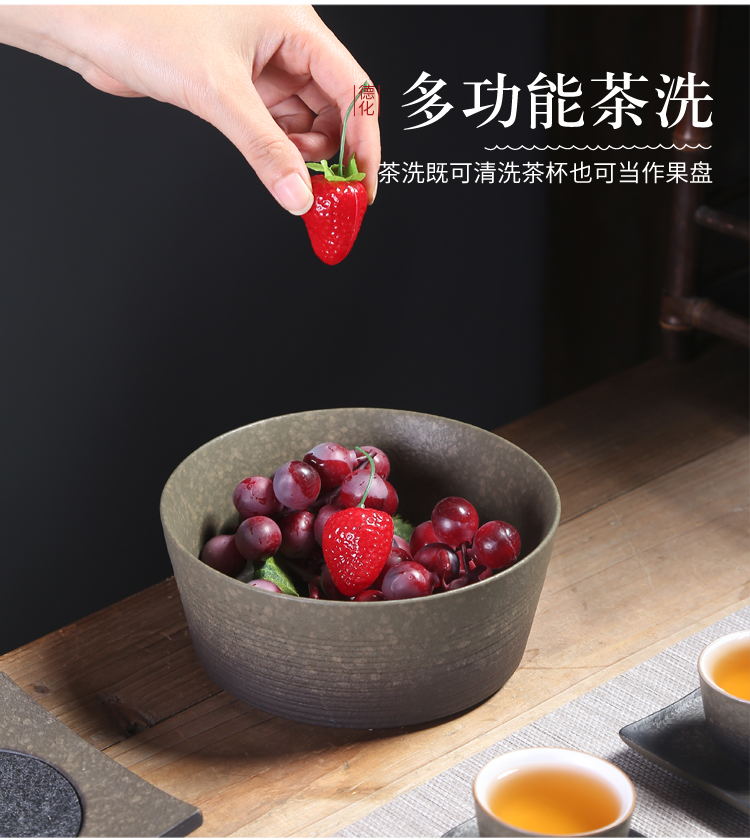 In building coarse ceramic tea set Japanese dry stage of a complete set of ceramic kung fu tea set cup pot home tea cups