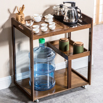 Tea car small tea table tea rack induction cooker tea set Bamboo mobile home living room balcony tea table