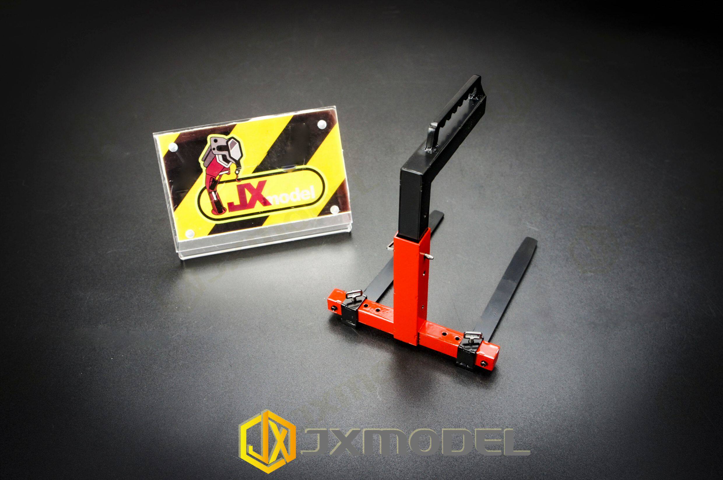 JXModel 1/14 RC Hängende Gabel Hebe Ausrüstung Hebe Gabel Kran Hebezeug Hebe Maschine Für Tamiya 770S FH16 MAN TGX AROCS Teil – Detail 3