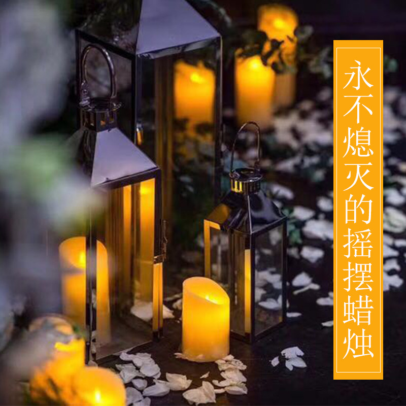 New Wedding Props Electronic Swing Candle Electronic Candle T Wax Light Wedding SHOW SHOP WINDOW DECORATION