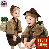 Childrens Hanfu ancient costume mens and womens Chinese school clothing opening ceremony Hanfu small book childrens clothing small medicine childrens hoe