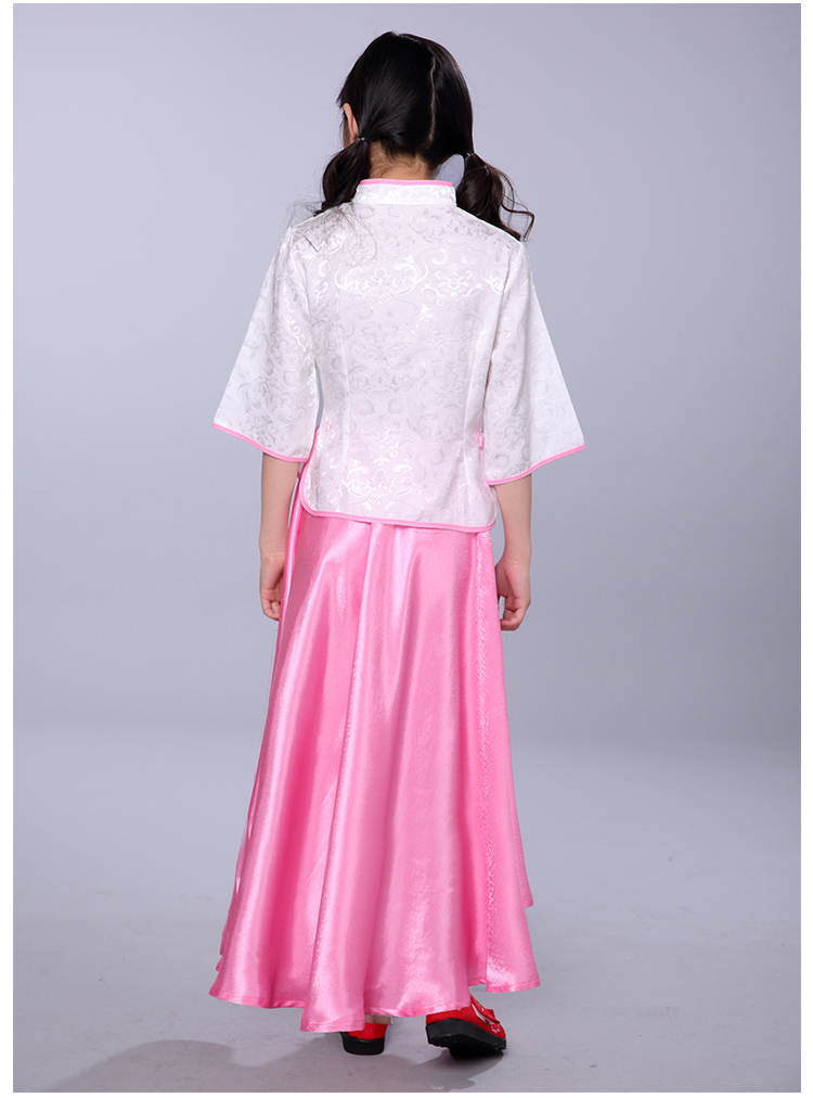 Guzheng trang phục cô gái biểu diễn trang phục cổ điển phong cách dân gian học sinh trang phục trẻ em trang phục hợp xướng trang phục đồ trẻ em