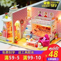 Princess Girls Girls Quà tặng sinh nhật 6-7-8-9-10 Tuổi Trẻ em Đồ chơi Nhà búp bê Nhà bếp mô phỏng đồ chơi mini