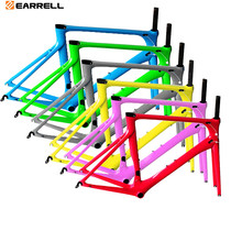 2018 New EARRELL carbon fiber road frame DI2 road bike rack front fork seat multi-color