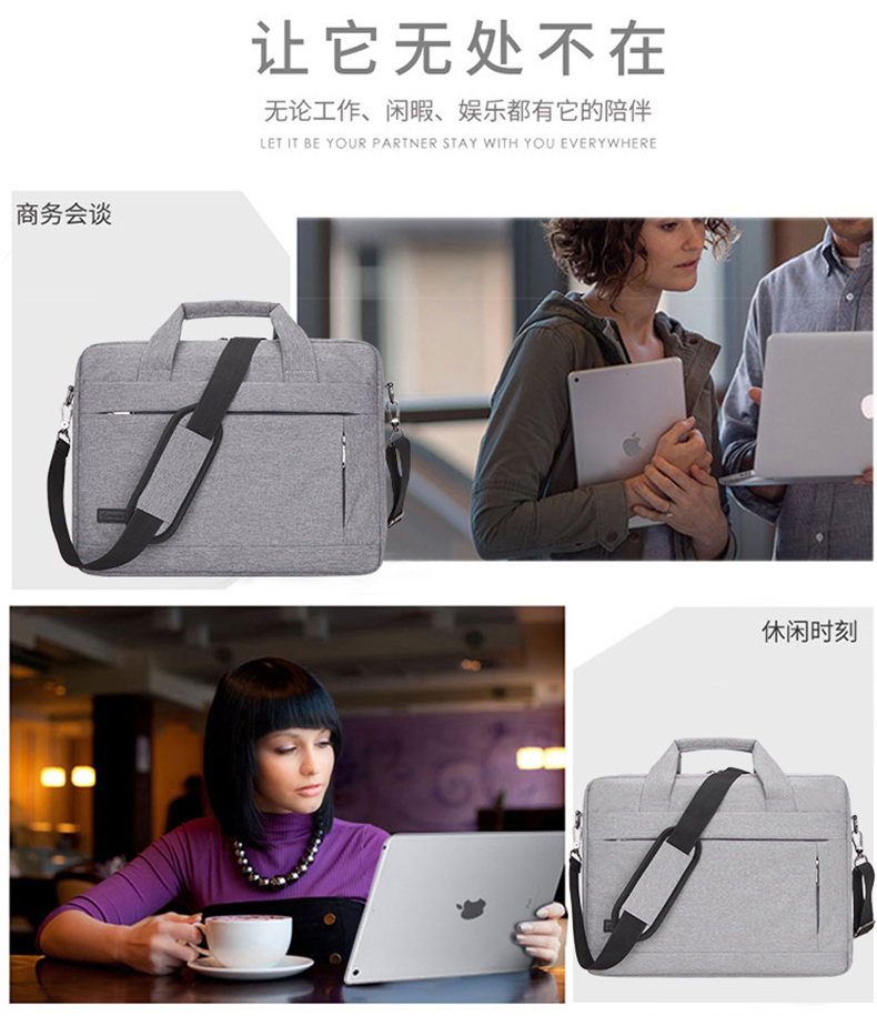Millet Huawei Lenovo của Apple Asus Dell 13,3-inch 14-inch 15,6-inch máy tính xách tay túi nam và nữ vai cầm tay không thấm nước chống sốc cặp máy tính túi Sleeve 15 inch - Phụ kiện máy tính xách tay miếng dán màn hình laptop chống nhìn trộm