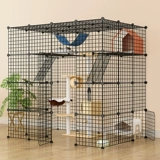 Cat Cage Villa Home Room Super Burest Spree Cat House Cat House с туалетом Большой домашняя кошка