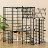 Cat Cage Villa Home Room Super Burest Spree Cat House Cat House с туалетом Большой домашняя кошка