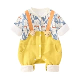 Детский весенний комплект подходит для мужчин и женщин, слинг, демисезонное боди для новорожденных для выхода на улицу