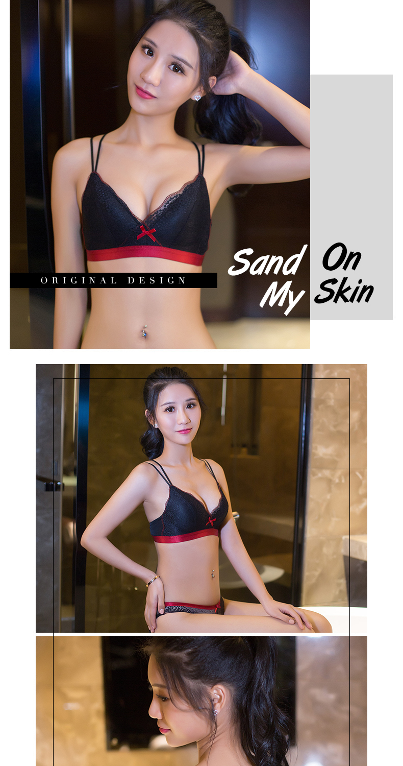 Bộ đồ lót nữ mỏng phần gợi cảm làm đẹp lưng áo ngực cô gái tụ tập không có vòng thép để nhận sữa ngăn ngừa rủ xuống áo ngực bikini đi biển đẹp 2021