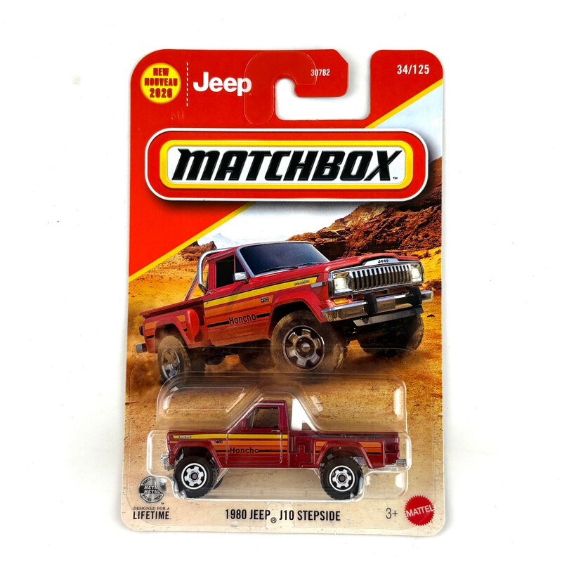 Matchbox 30782 City Heroes Alloy Car Model - Jeep 1980 Jeep J10 Stepside