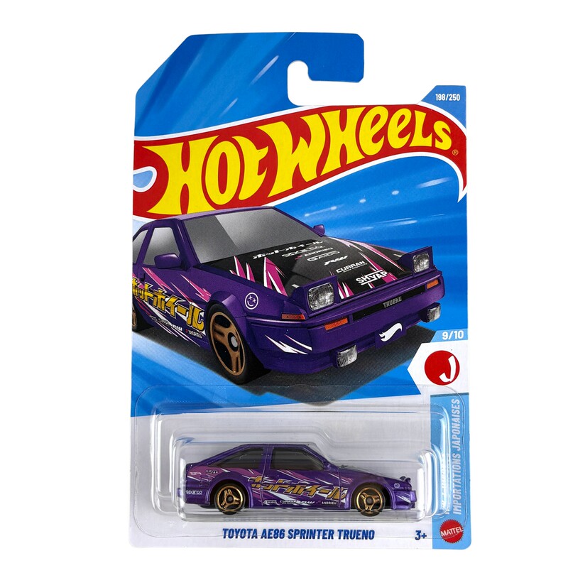 Hot Wheels C4982 Hot Little Sports Car Alloy Car Toyota Atoyota Ae86 Sprinter Trueno