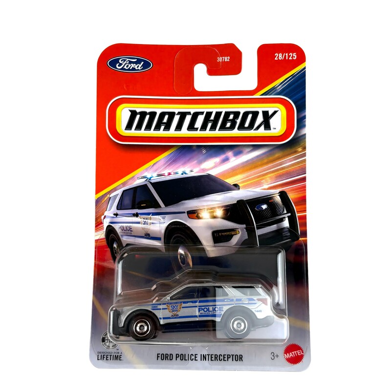 Matchbox 30782 City Hero Alloy Car Model Ford Police Car Ford Police Interceptor