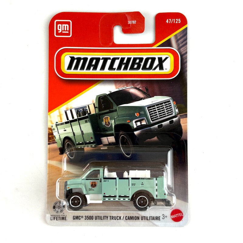 Matchbox 30782 City Hero Alloy Car Children's Toy Gmc 3500 Utility Truck