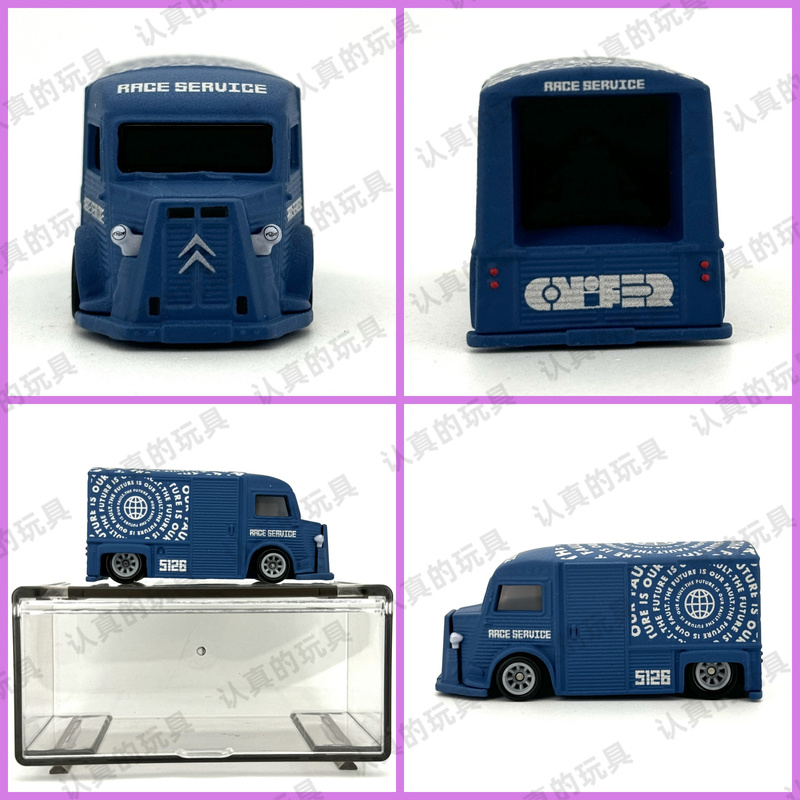 Hot Wheels Gmh39 Metal Base Rubber Tires Moon Eye Garage Loose Car Citroen H Van Citroen