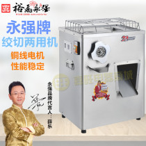 Yongqiang YQ-J300B J300A commercial dual-motor shredder dual-purpose machine High-power meat grinder and shredder fully automatic