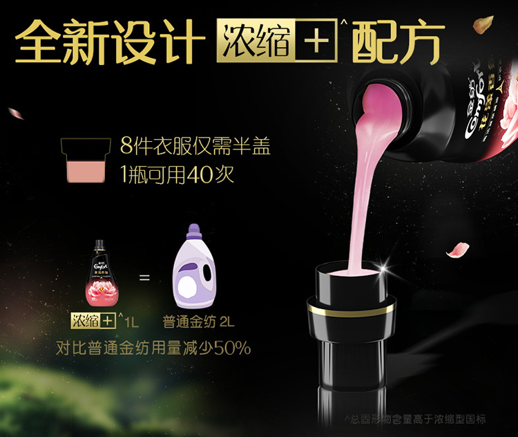 Vàng Spin Flower Rose Hương thơm lâu dài quần áo chăm sóc mềm đại lý giặt chất lỏng chống tĩnh điện chính thức cửa hàng trang web chính thức - Phụ kiện chăm sóc mắt cách sử dụng nước rửa kính mắt