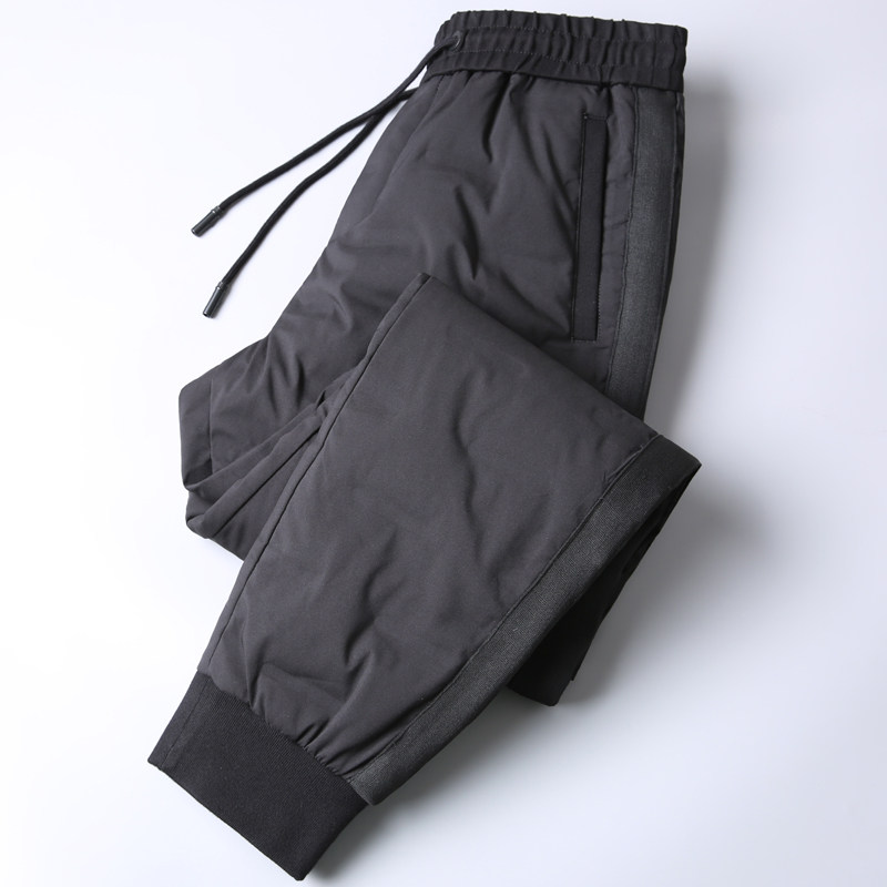 90 suede warm and warm Neri heat reflection winter thickened northeast press glued beam footdown pants male outwear