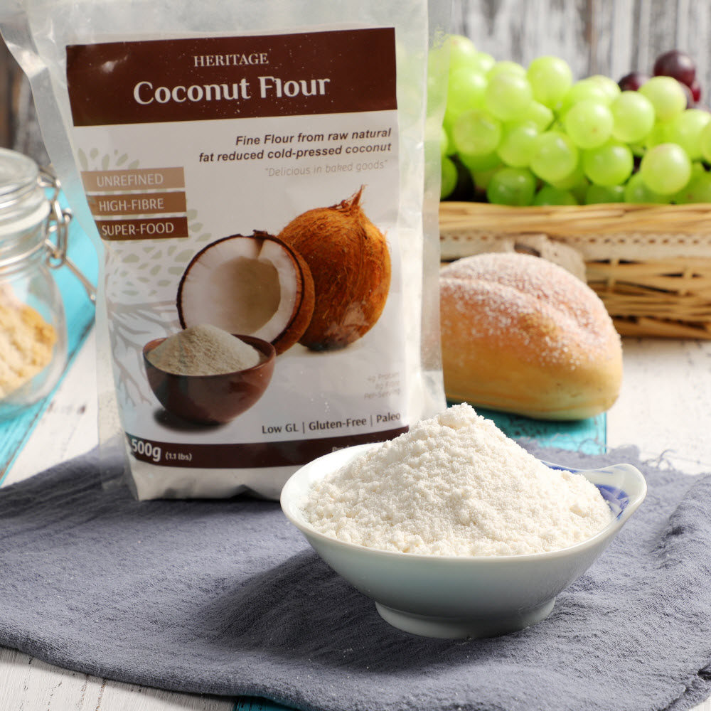 Coconut flour sugar-free gluten-free 1000g baking ingredients pastry bread cake ingredients sugar-free ketogenic