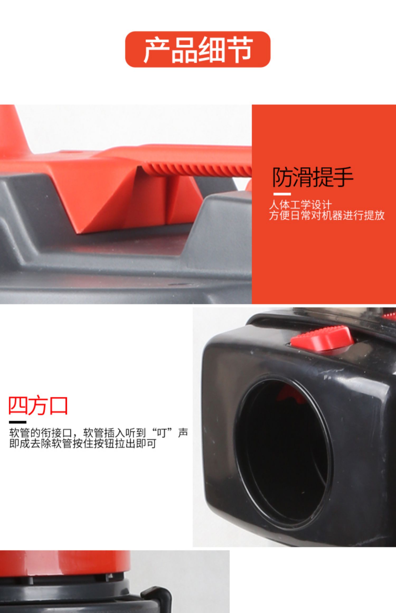 Máy hút bụi công nghiệp Chaobao CB60-2 công suất cao 60L nhà máy thương mại 2000W nhà máy hấp thụ nước ướt và khô - Máy hút bụi máy hút bụi tự động