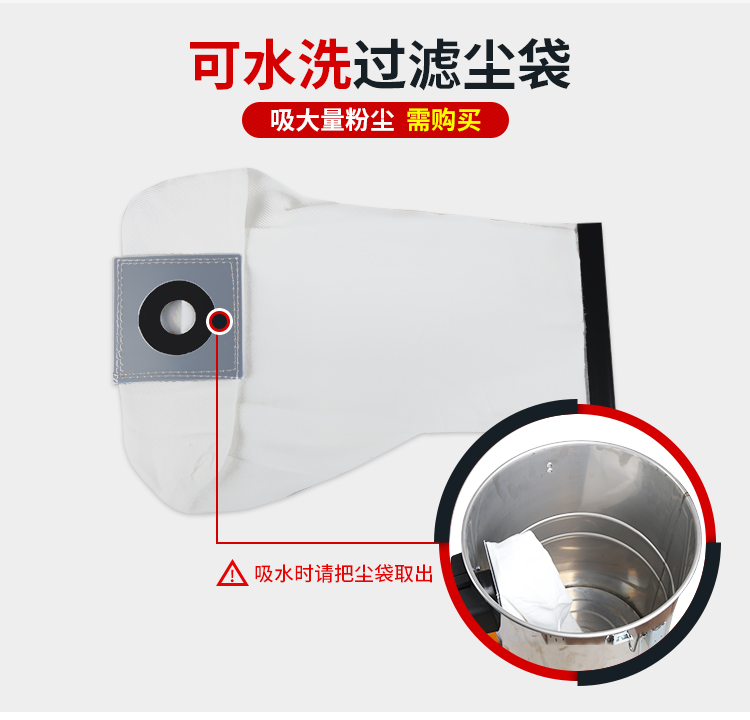 máy hút bụi cầm tay xiaomi Máy hút bụi thùng Jieba BF500 hộ gia đình nhỏ 15L máy hút bụi thương mại công suất cao mạnh mẽ - Máy hút bụi máy hút bụi công suất lớn