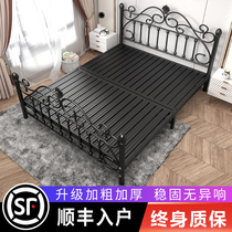 Iron Art Bed Twin Beds 1 5 m Iron Frame Bed Linen Bed 1 2 m Au Style Iron Bed Rental Room Bed minimalist Hyundai
