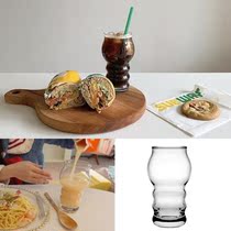 South Korea eats nebom with spiral shochu cocktail drink milk cola beer glass Mark water Cup