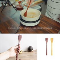 Korean food broadcast blogger with snow pan frying pan non-stick pan Jade special Mini solid wood stir shovel